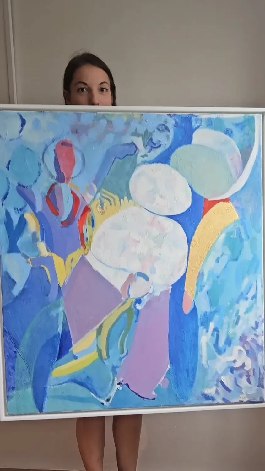 Manželka - malba - Monika Tomanova