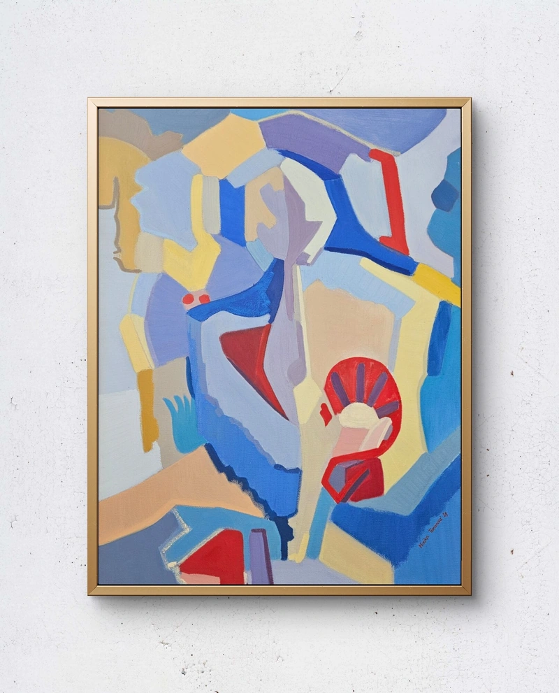 Přehlcenost - malba - Monika Tomanova