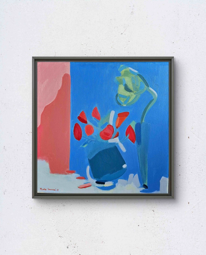 Taneční lekce - malba - Monika Tomanova