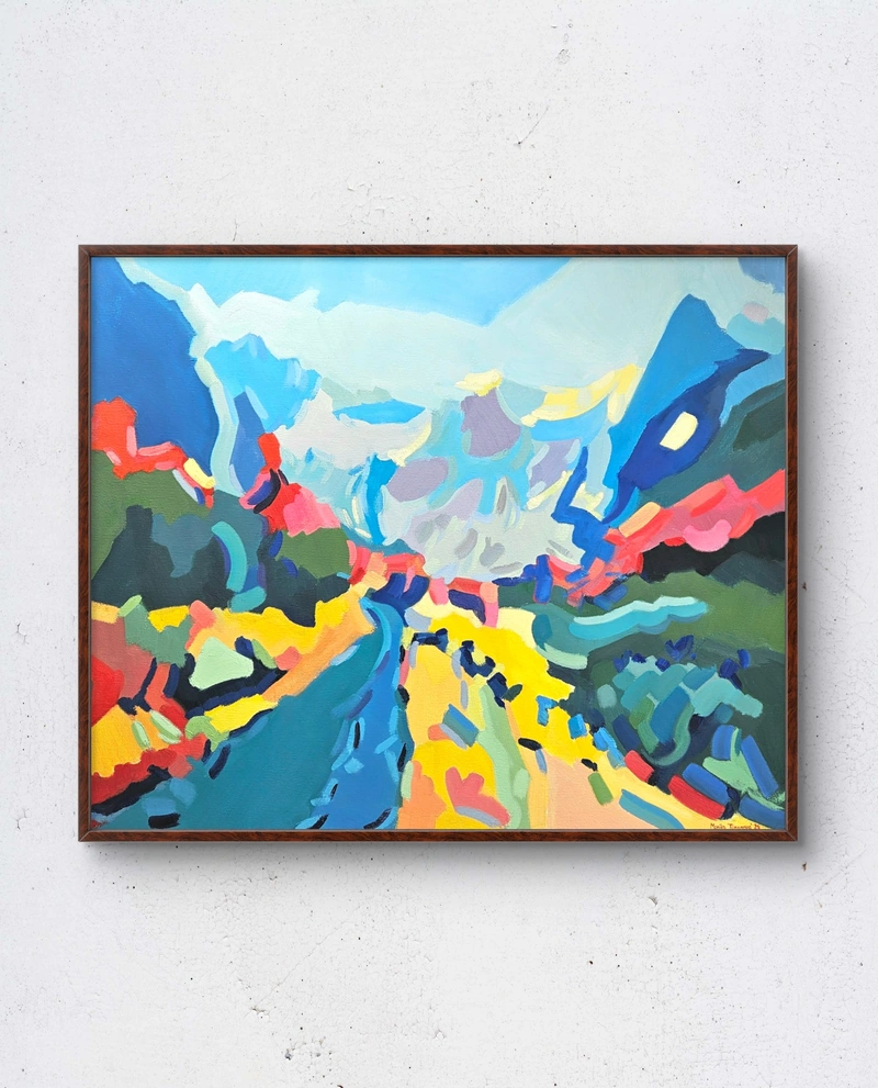 Tatry - malba - Monika Tomanova