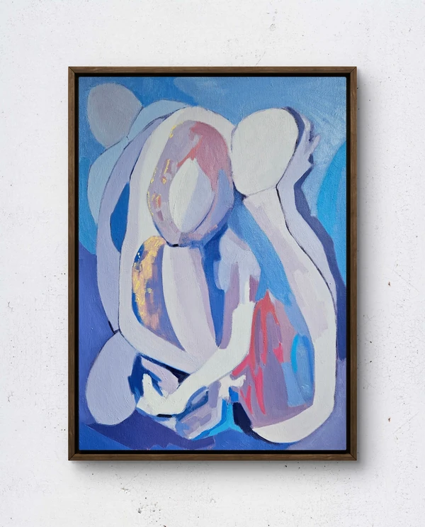 Tiché rozhovory - malba - Monika Tomanova